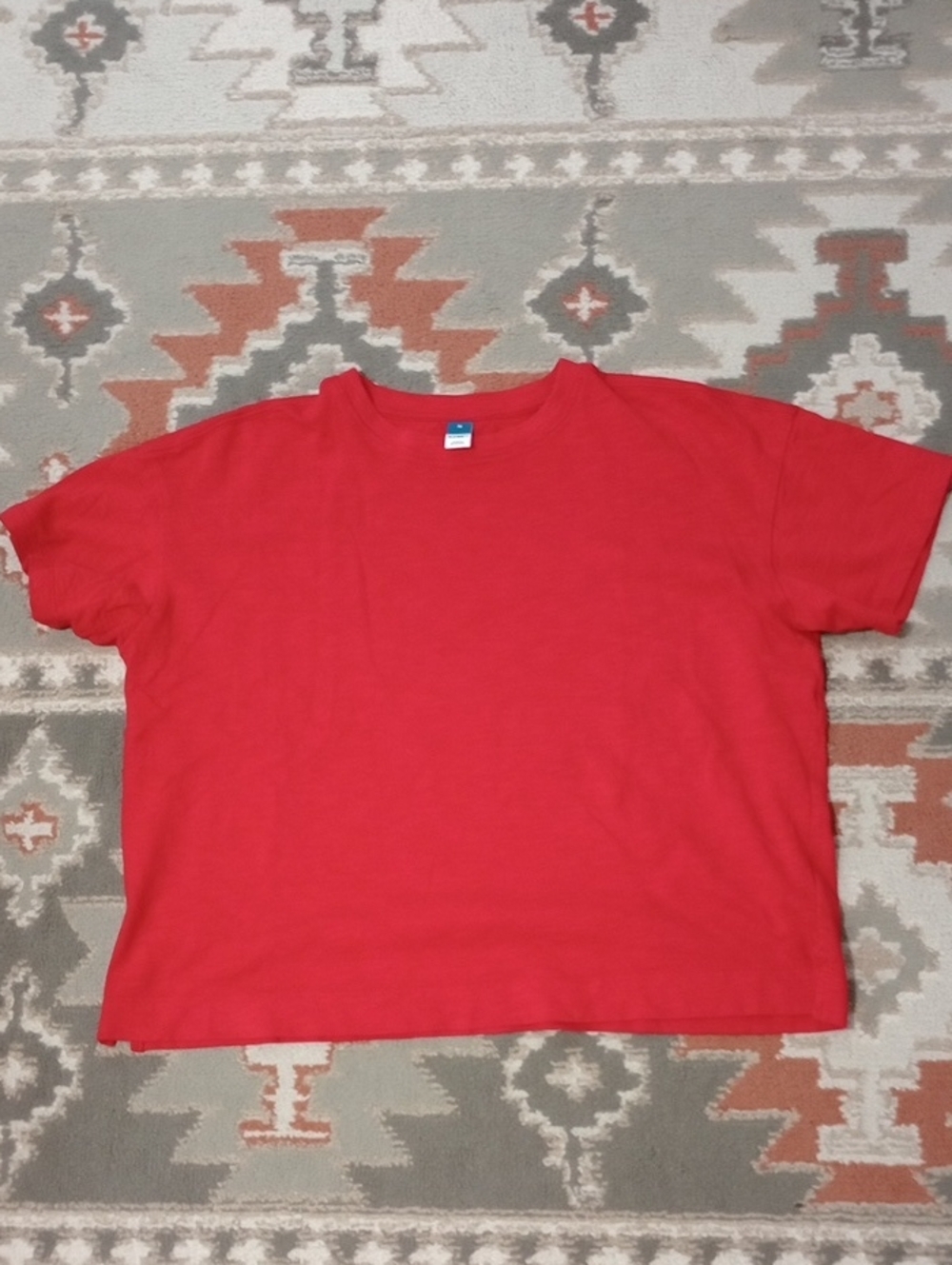 Old Navy Red Short Sleeve "Vintage" Crewneck Tee